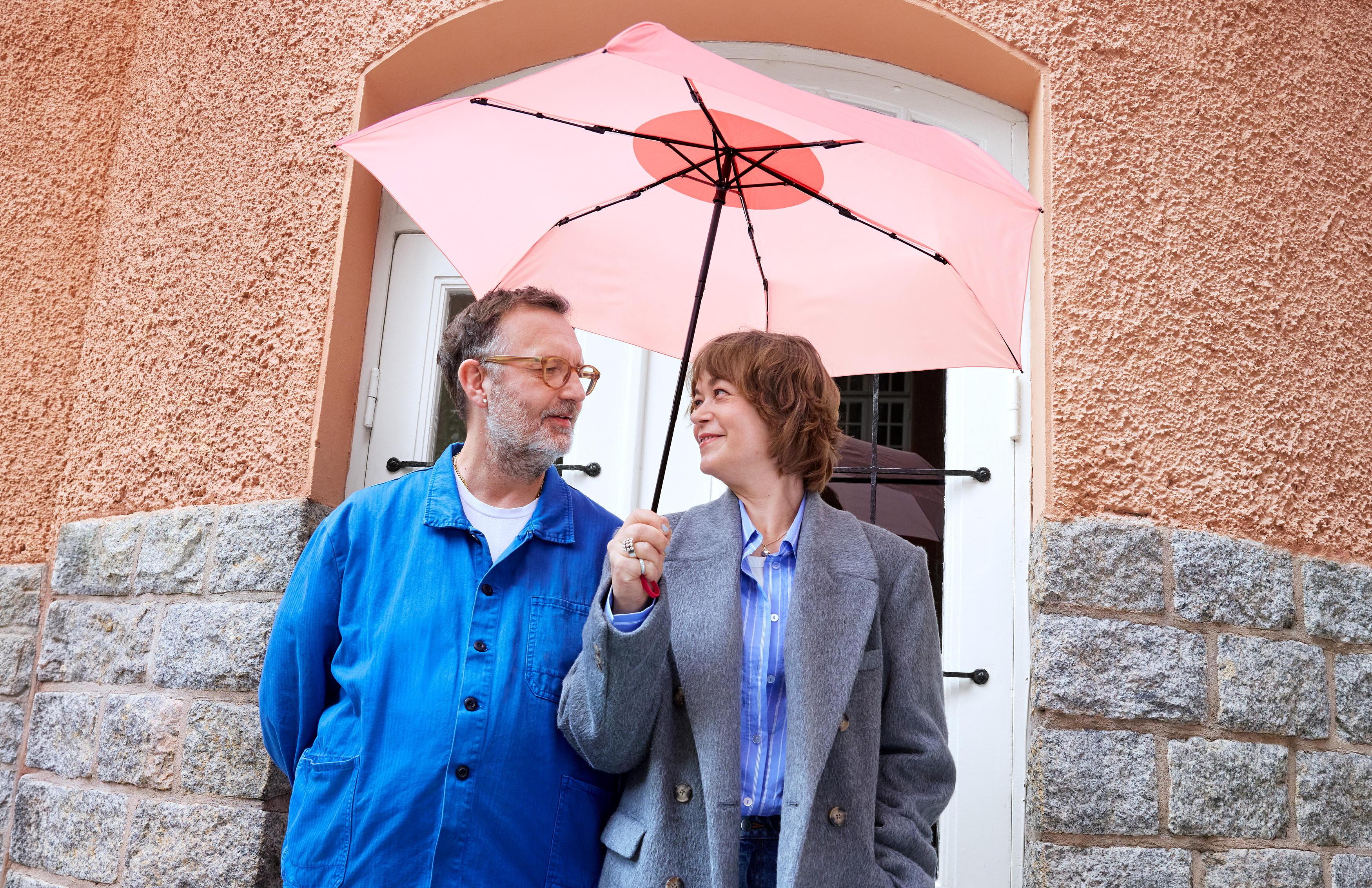Pink umbrella