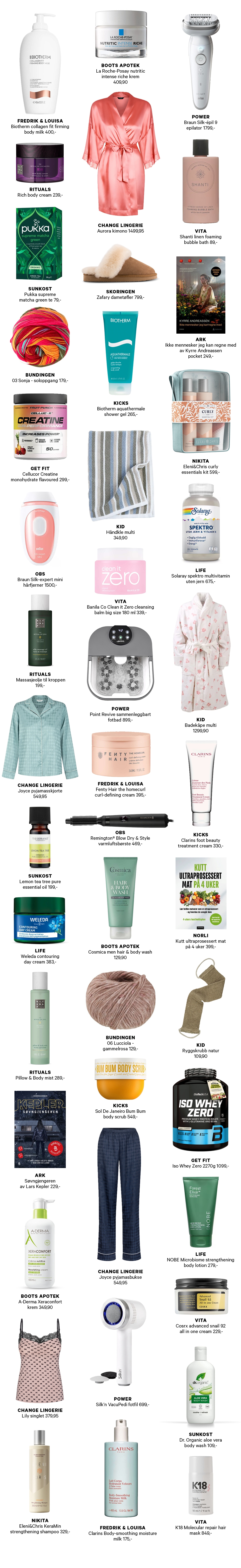 Inspirasjon egenpleie høst