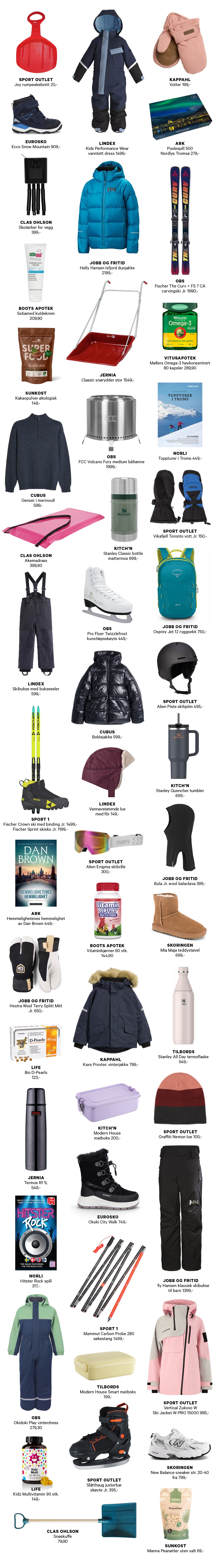 Inspirasjon til vinterferien