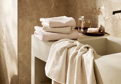 106013090 106013091 Marna hamp zigzag håndkle lys rosa 106013109 106013110 Marna hamp zigzag håndkle beige stort