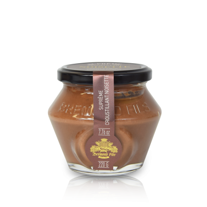 Knasende hasselnøttkrem 220g packshots